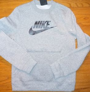 NWT Nike grey sweatshirt size S kids
